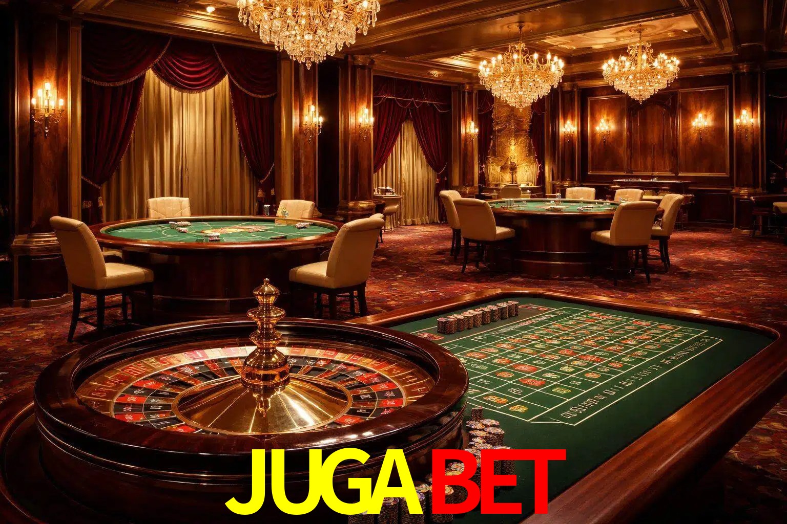 Una escena premium de mesa de casino en vivo con cartas, elementos de ruleta y un ambiente pulido de estudio de transmisión.